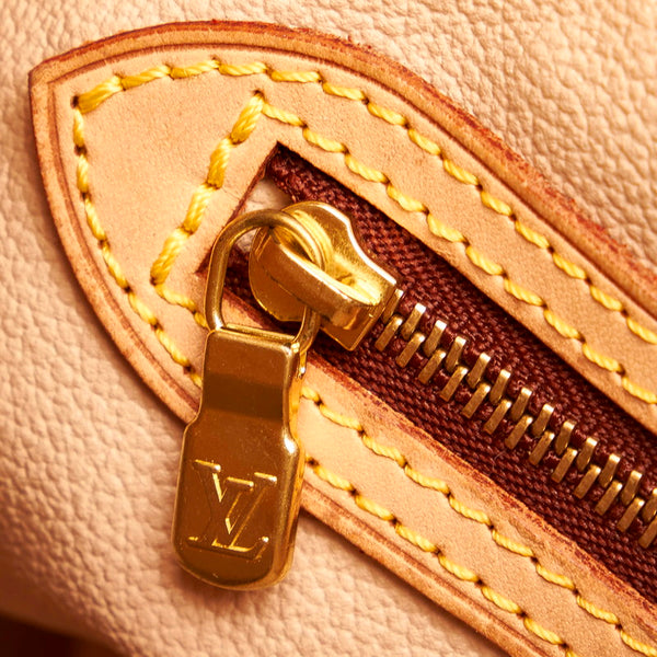 ルイ ヴィトン モノグラム バケットPM M42238 ブラウン PVC レザー ハンドバッグ レディース LOUIS VUITTON 【中古】