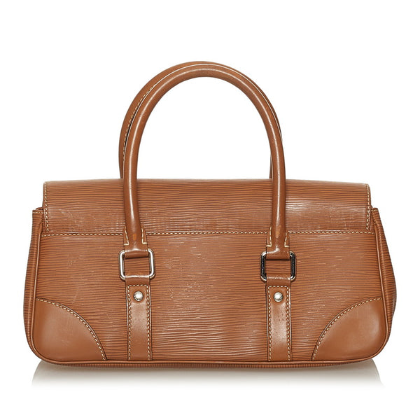 ルイ ヴィトン エピ セギュールPM M5882I ブラウン キャネル レザー ハンドバッグ レディース LOUIS VUITTON 【中古】