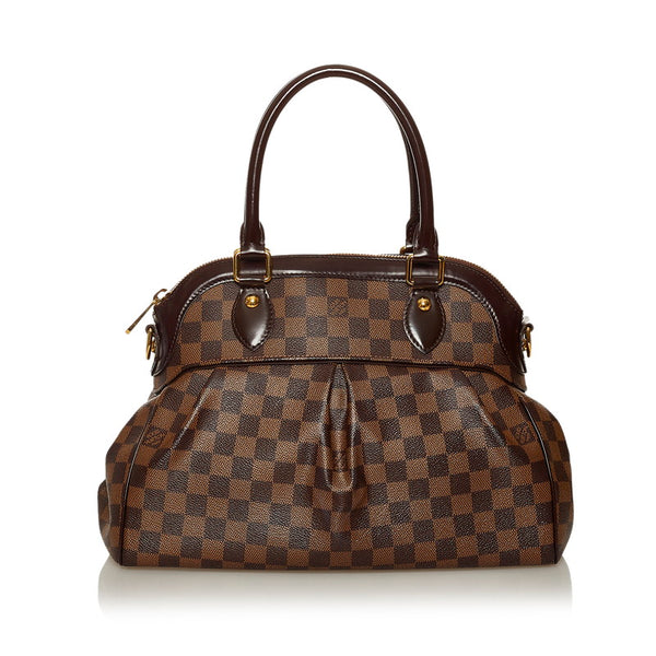 ルイ ヴィトン ダミエ トレヴィPM N51997 ブラウン PVC レザー ハンドバッグ ショルダーバッグ 2WAY レディース LOUIS VUITTON 【中古】