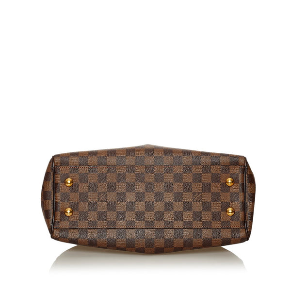 ルイ ヴィトン ダミエ トレヴィPM N51997 ブラウン PVC レザー ハンドバッグ ショルダーバッグ 2WAY レディース LOUIS VUITTON 【中古】
