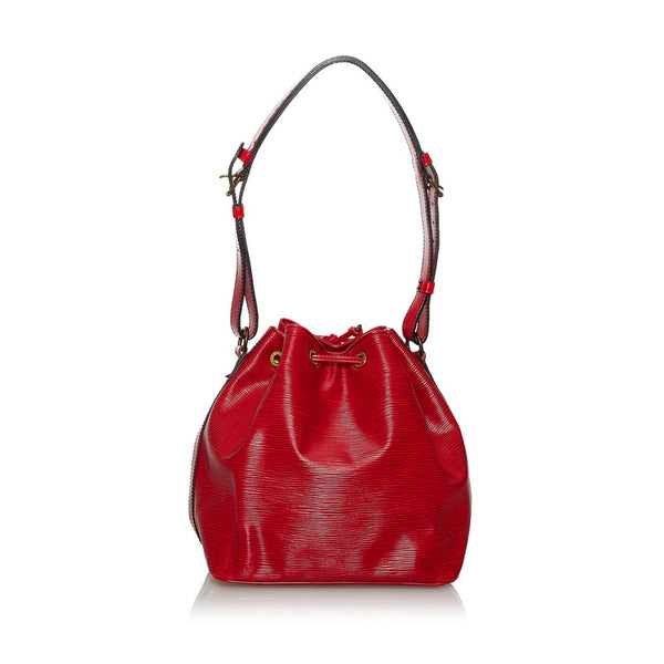 ルイ ヴィトン エピ プチノエ M44107 レッド レザー ショルダーバッグ レディース LOUIS VUITTON 【中古】