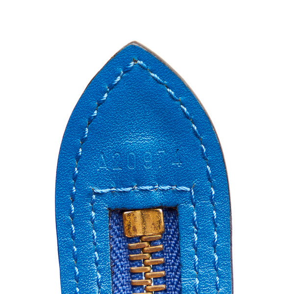 ルイ ヴィトン エピ サンジャックショッピング ショルダーバッグ M52265 ブルー レザー レディース LOUIS VUITTON 【中古】
