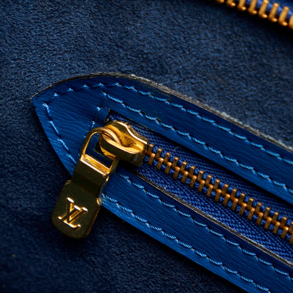 ルイ ヴィトン エピ サンジャックショッピング ショルダーバッグ M52265 ブルー レザー レディース LOUIS VUITTON 【中古】
