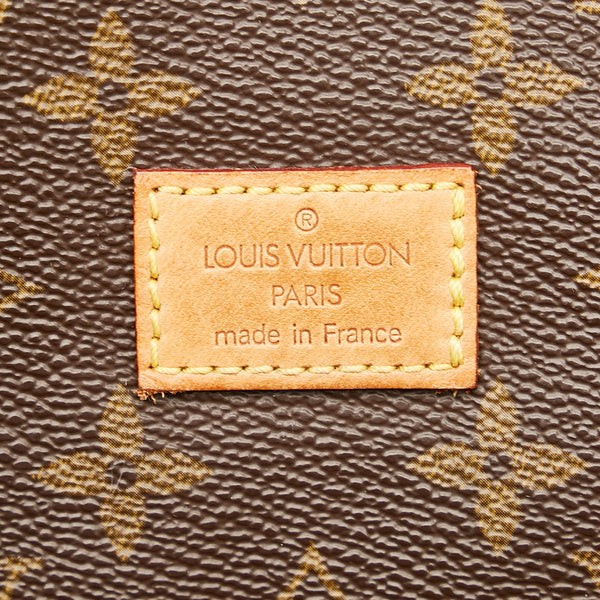 ルイ ヴィトン モノグラム ソミュール30 M42256 ブラウン PVC レザー 斜めがけ ショルダーバッグ レディース LOUIS VUITTON 【中古】