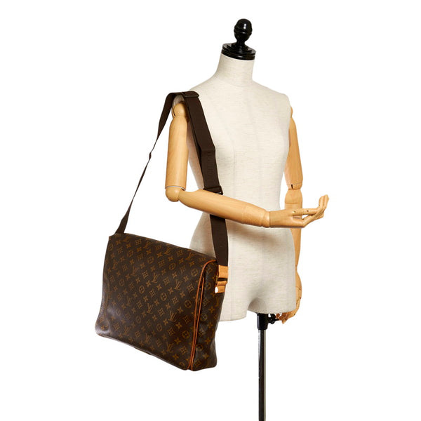 ルイ ヴィトン モノグラム アベス ショルダーバッグ M45257 ブラウン PVC レザー メンズ LOUIS VUITTON 【中古】