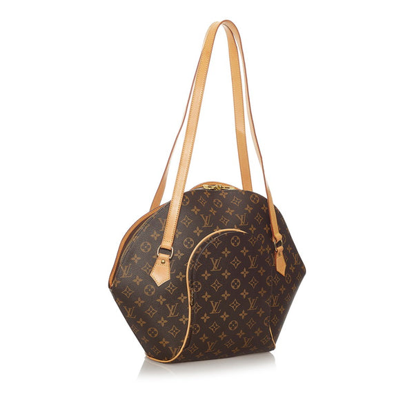 ルイ ヴィトン モノグラム エリプスショッピング トートバッグ M51128 ブラウン PVC レザー レディース LOUIS VUITTON 【中古】