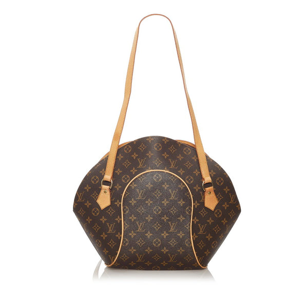 ルイ ヴィトン モノグラム エリプスショッピング トートバッグ M51128 ブラウン PVC レザー レディース LOUIS VUITTON 【中古】