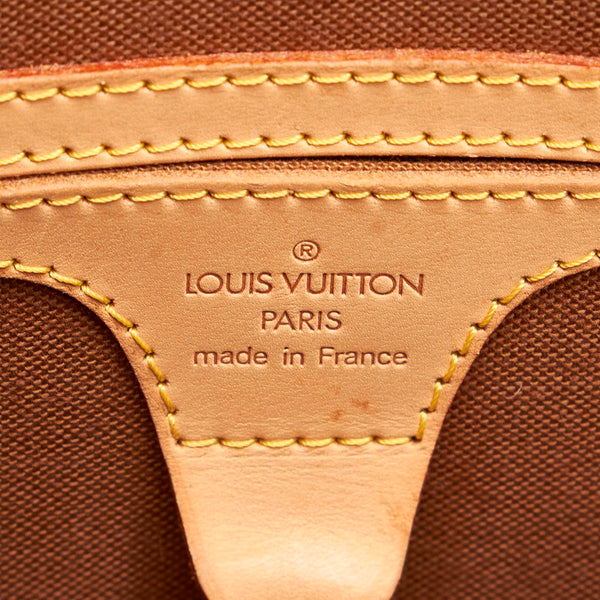 ルイ ヴィトン モノグラム エリプスショッピング トートバッグ M51128 ブラウン PVC レザー レディース LOUIS VUITTON 【中古】