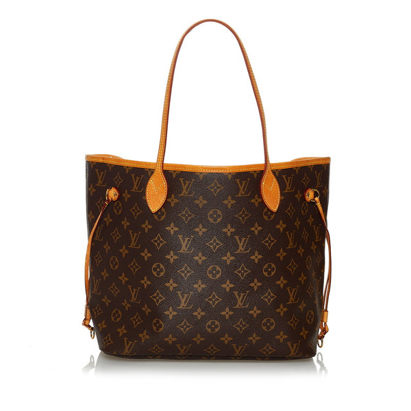 ルイ ヴィトン モノグラム ネヴァーフルMM M41178 ブラウン PVC レザー トートバッグ レディース LOUIS VUITTON 【中古】