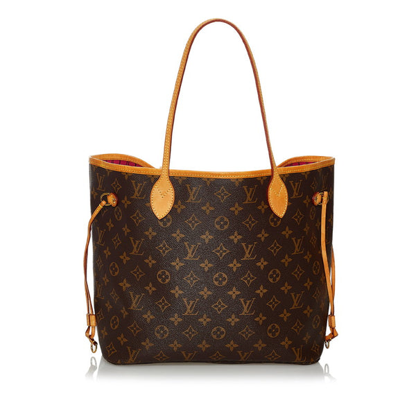 ルイ ヴィトン モノグラム ネヴァーフルMM M41178 ブラウン PVC レザー トートバッグ レディース LOUIS VUITTON 【中古】