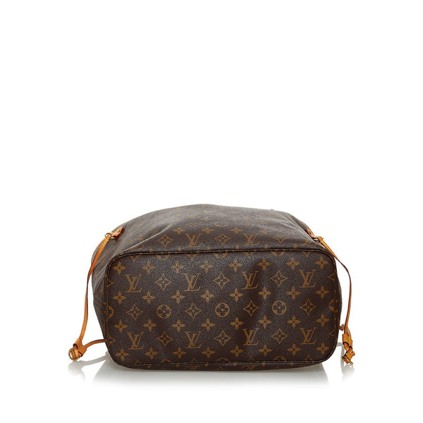 ルイ ヴィトン モノグラム ネヴァーフルMM M41178 ブラウン PVC レザー トートバッグ レディース LOUIS VUITTON 【中古】
