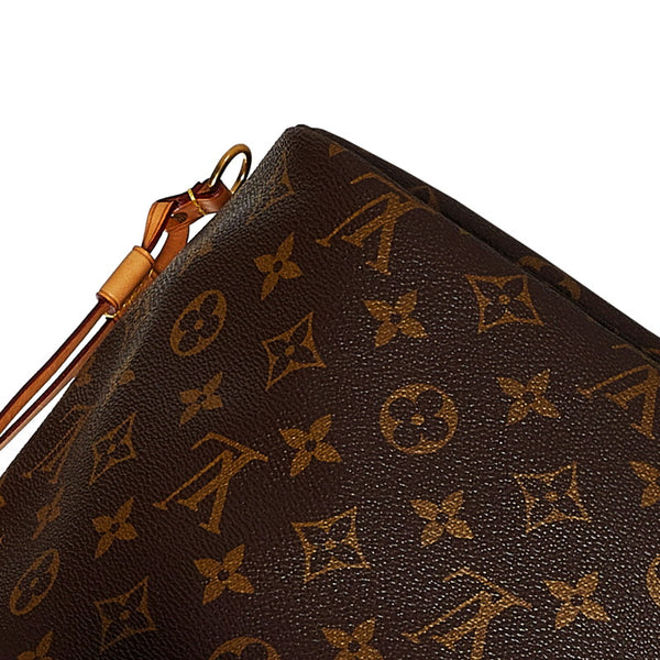 ルイ ヴィトン モノグラム ネヴァーフルMM M41178 ブラウン PVC レザー トートバッグ レディース LOUIS VUITTON 【中古】