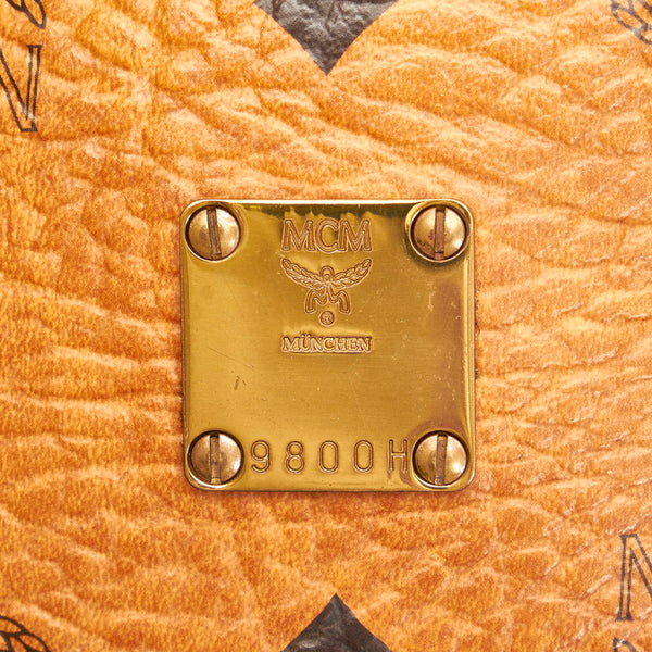 エム シー エム ヴィセトス セカンドバッグ ブラウン レザー メンズ MCM 【中古】