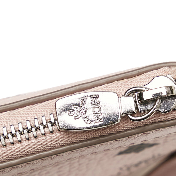 エム シー エム ヴィセトス ポーチ ベビーピンク レザー レディース MCM 【中古】