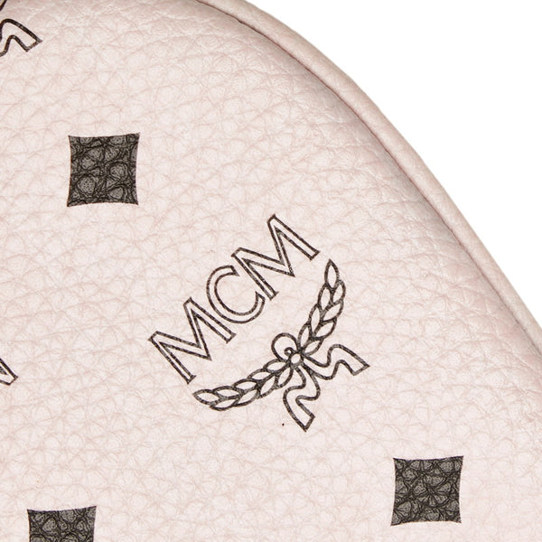 エム シー エム ヴィセトス ポーチ ベビーピンク レザー レディース MCM 【中古】