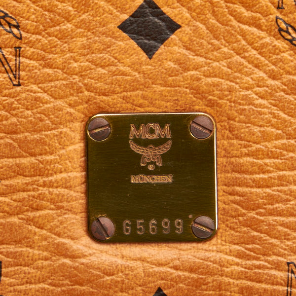 エム シー エム ショルダーバッグ ブラウン レザー レディース MCM 【中古】