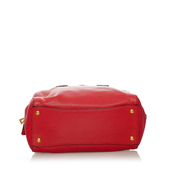 プラダ ハンドバッグ ショルダーバッグ 2WAY レッド レザー レディース PRADA 【中古】