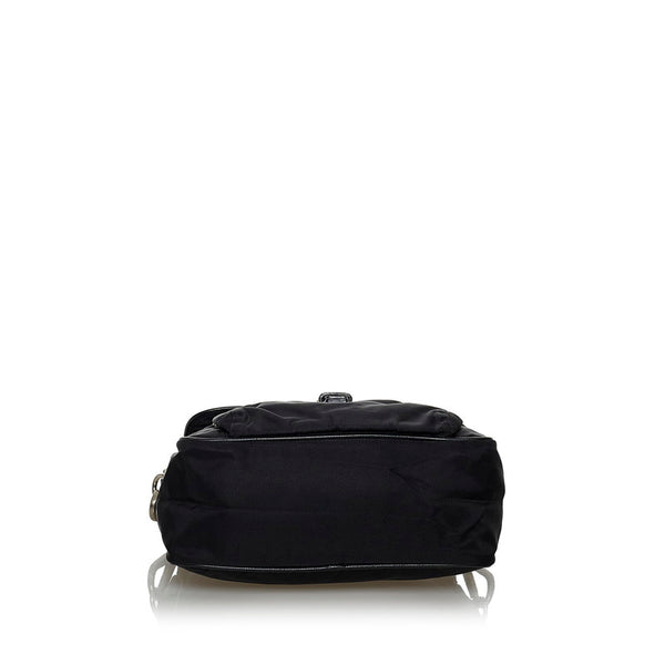 プラダ ブラック ナイロン ハンドバッグ レディース PRADA 【中古】