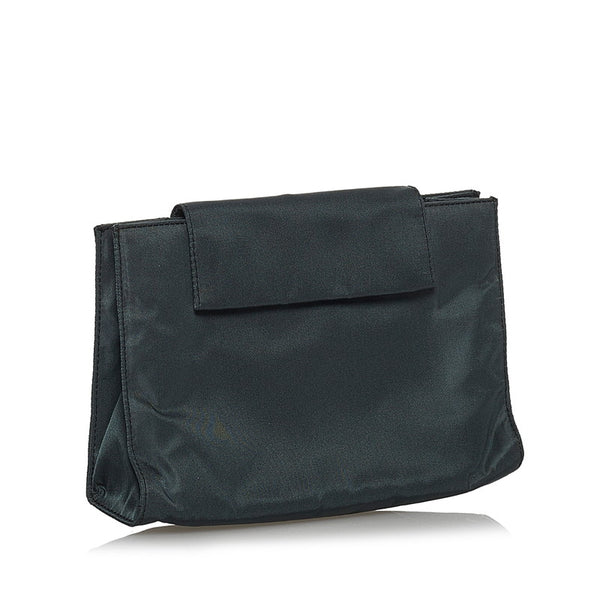 プラダ モスグリーン ナイロン ポーチ レディース PRADA 【中古】