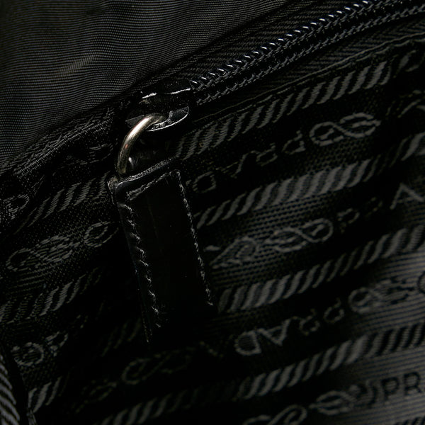 プラダ ブラック ナイロン トートバッグ メンズ PRADA 【中古】