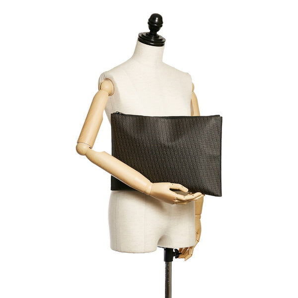 サンローラン クラッチバッグ 397293 ブラウン PVC メンズ SAINT LAURENT 【中古】