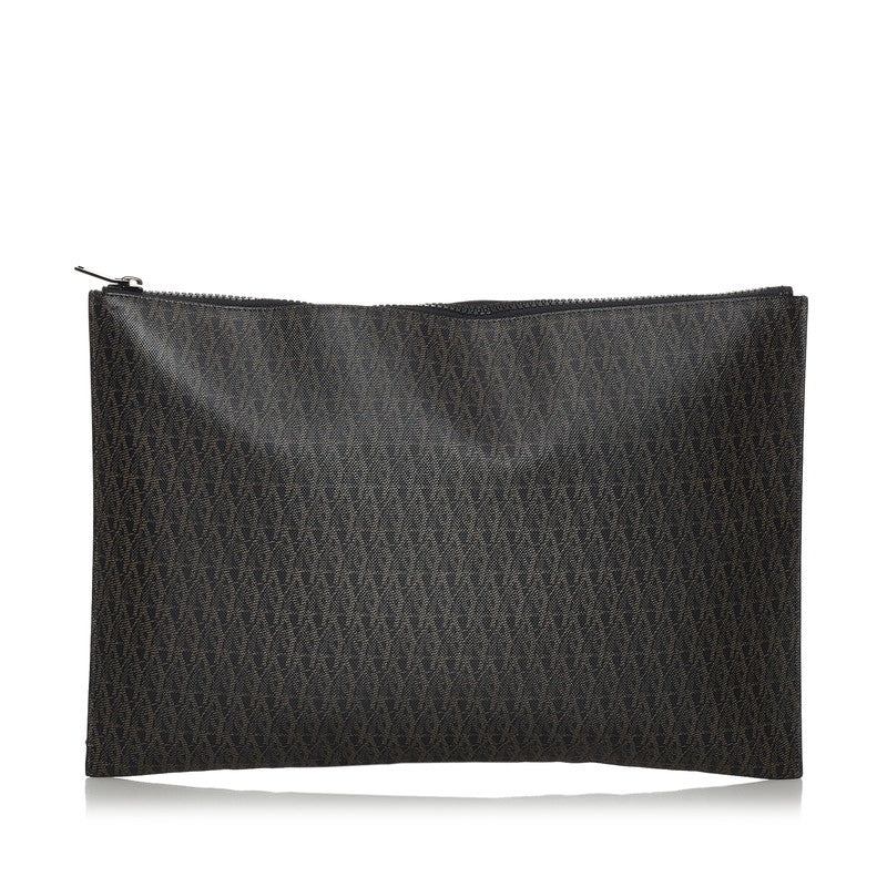 サンローラン クラッチバッグ 397293 ブラウン PVC メンズ SAINT LAURENT 【中古】