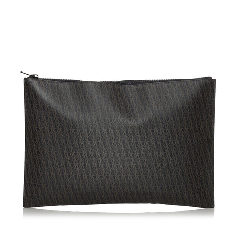 サンローラン クラッチバッグ 397293 ブラウン PVC メンズ SAINT LAURENT 【中古】