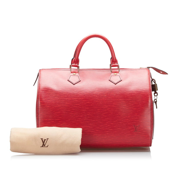 ルイ ヴィトン エピ スピーディ30 ハンドバッグ ボストンバッグ M43007 カスティリアンレッド レザー レディース LOUIS VUITTON 【中古】