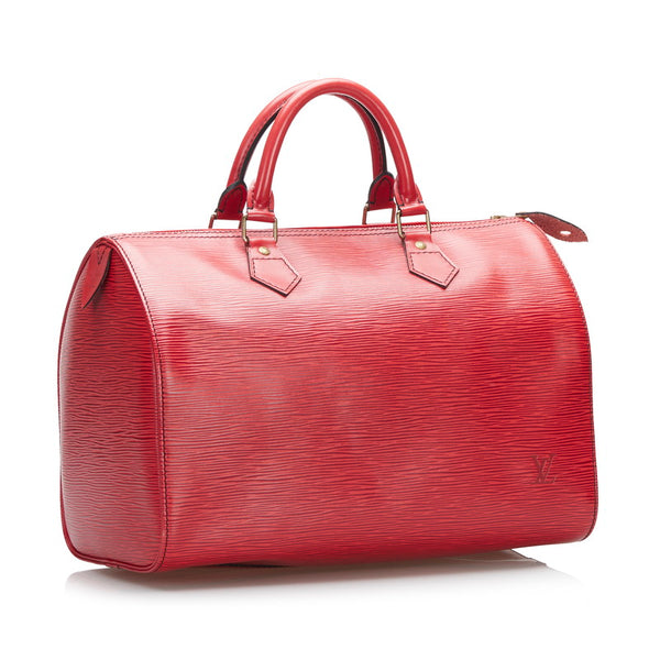 ルイ ヴィトン エピ スピーディ30 ハンドバッグ ボストンバッグ M43007 カスティリアンレッド レザー レディース LOUIS VUITTON 【中古】