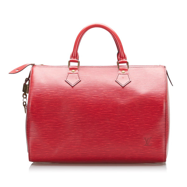ルイ ヴィトン エピ スピーディ30 ハンドバッグ ボストンバッグ M43007 カスティリアンレッド レザー レディース LOUIS VUITTON 【中古】