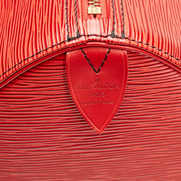 ルイ ヴィトン エピ スピーディ30 ハンドバッグ ボストンバッグ M43007 カスティリアンレッド レザー レディース LOUIS VUITTON 【中古】