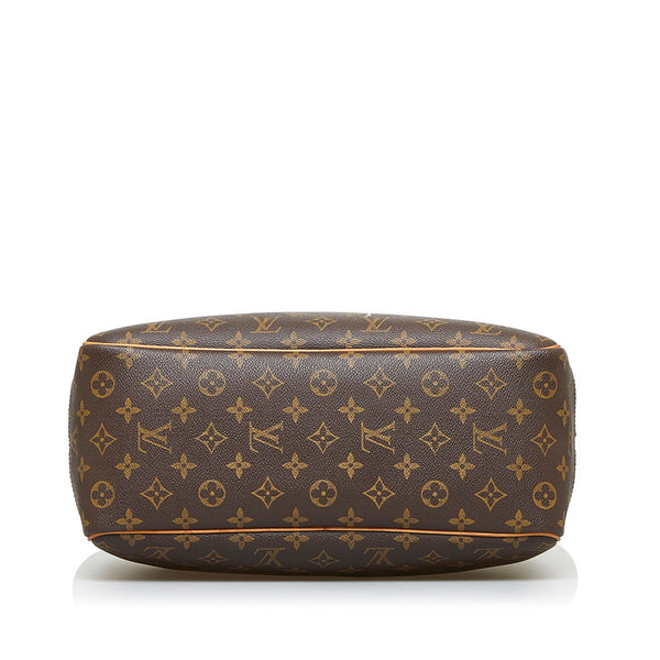 ルイ ヴィトン モノグラム ドーヴィル ハンドバッグ M47270 ブラウン PVC レザー レディース LOUIS VUITTON 【中古】
