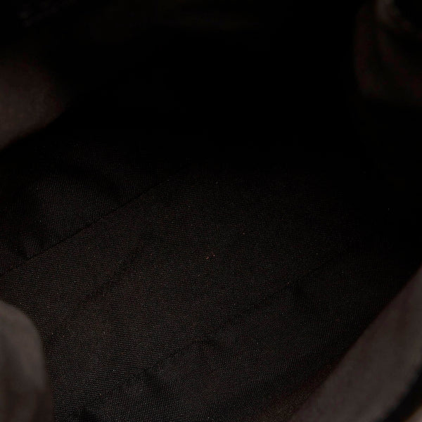 グッチ ハンドバッグ 91386 ブラック キャンバス レザー レディース GUCCI 【中古】