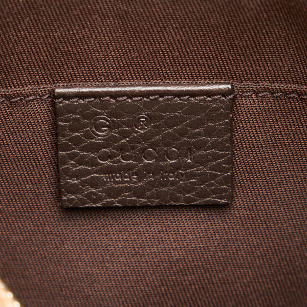 グッチ GGキャンバス ボディバッグ ウエストバッグ 449174 ベージュ キャンバス レザー レディース GUCCI 【中古】