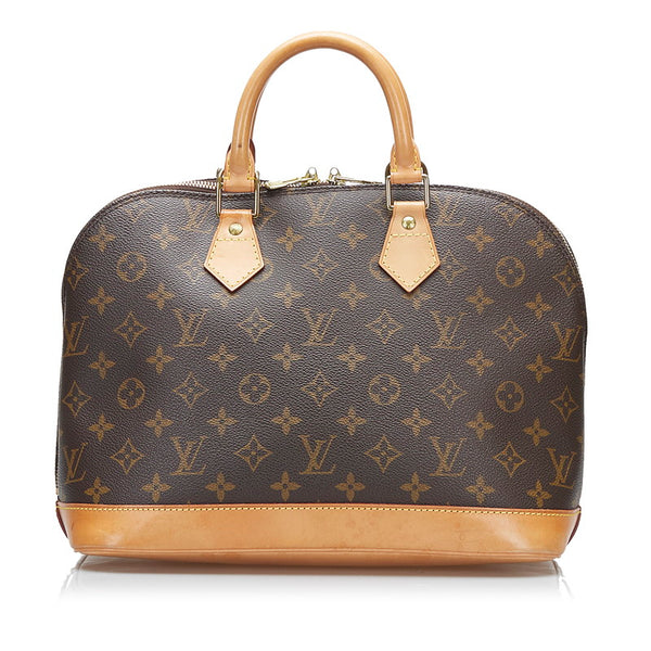 ルイ ヴィトン モノグラム アルマ ハンドバッグ M51130 ブラウン PVC レザー レディース LOUIS VUITTON 【中古】