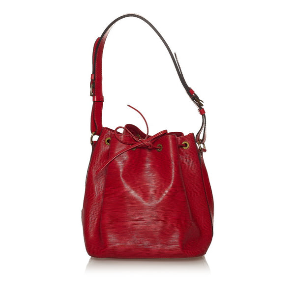 ルイ ヴィトン エピ  プチ ノエ M44107 カスティリアンレッド レザー 肩掛け ショルダーバッグ レディース LOUIS VUITTON 【中古】