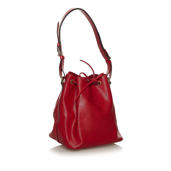 ルイ ヴィトン エピ  プチ ノエ M44107 カスティリアンレッド レザー 肩掛け ショルダーバッグ レディース LOUIS VUITTON 【中古】