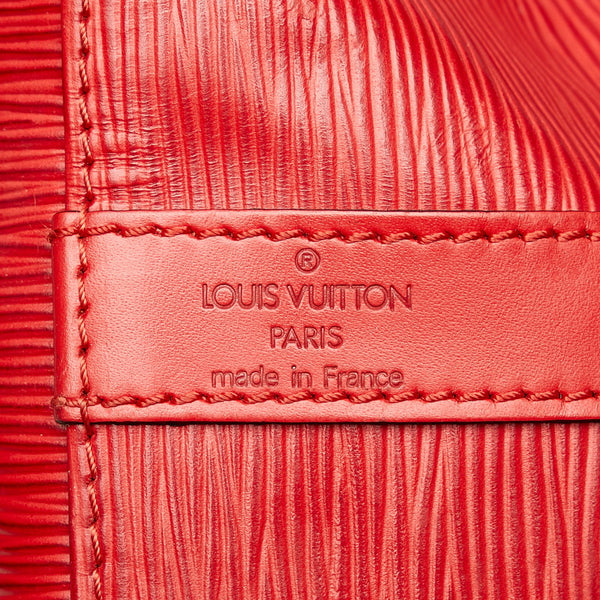 ルイ ヴィトン エピ  プチ ノエ M44107 カスティリアンレッド レザー 肩掛け ショルダーバッグ レディース LOUIS VUITTON 【中古】