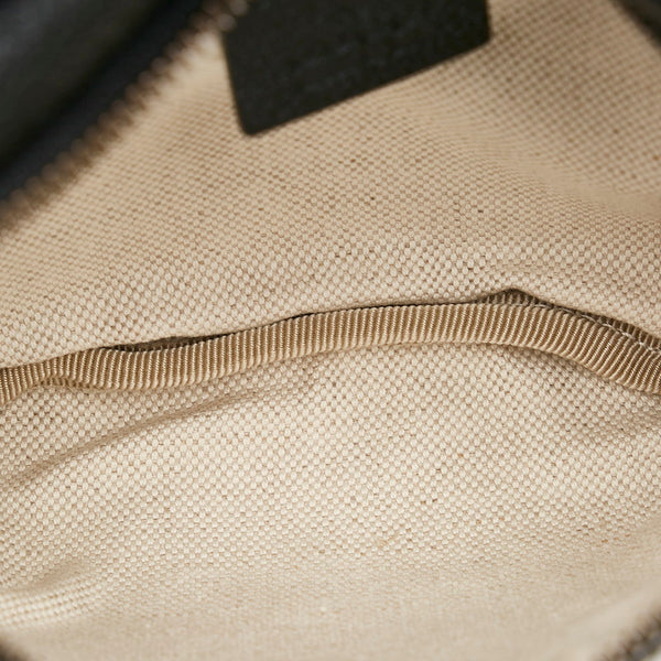 グッチ シェリー ボディバッグ ウエストバッグ ショルダーバッグ 527792 ブラック レザー レディース GUCCI 【中古】