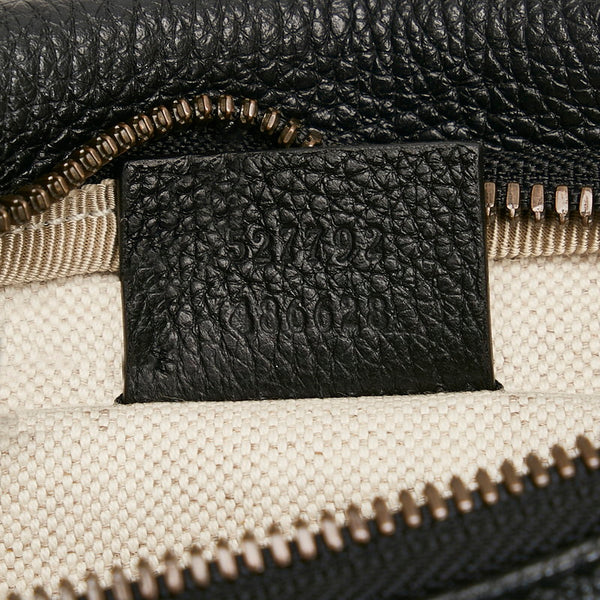 グッチ シェリー ボディバッグ ウエストバッグ ショルダーバッグ 527792 ブラック レザー レディース GUCCI 【中古】