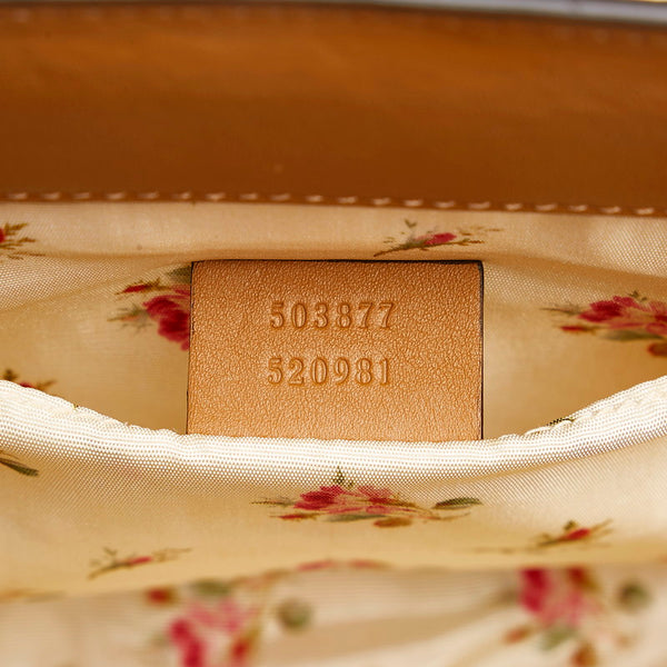 グッチ オフィディア パイソン チェーン ショルダーバッグ 503877 ベージュ ストロー レザー レディース GUCCI 【中古】