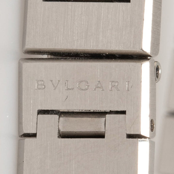 ブルガリ ブルガリブルガリ 腕時計 BB23SS クオーツ ブラック文字盤 ステンレススチール レディース BVLGARI 【中古】