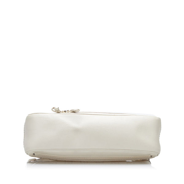 グッチ グッチシマ ワンショルダーバッグ ハンドバッグ 269893 ベージュ レザー レディース GUCCI 【中古】