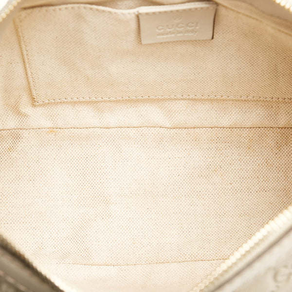 グッチ グッチシマ ワンショルダーバッグ ハンドバッグ 269893 ベージュ レザー レディース GUCCI 【中古】