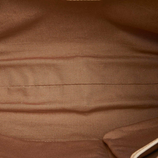 バーバリー ハウスチェック ベージュ PVC レザー ワンショルダー レディース BURBERRY 【中古】