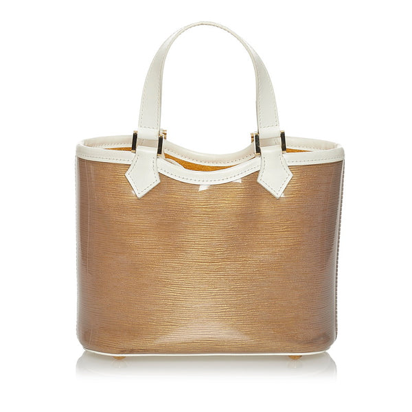 ルイ ヴィトン エピプラージュ ミニラグーンベイ ハンドバッグ M92473 サーブル レザー ビニール レディース LOUIS VUITTON 【中古】
