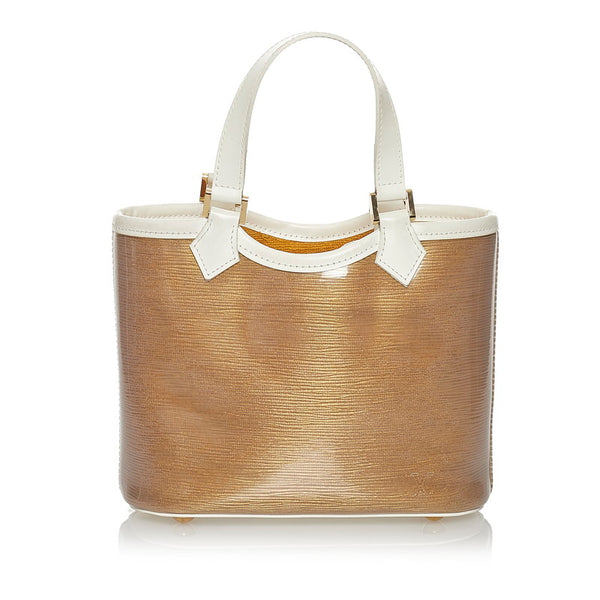ルイ ヴィトン エピプラージュ ミニラグーンベイ ハンドバッグ M92473 サーブル レザー ビニール レディース LOUIS VUITTON 【中古】