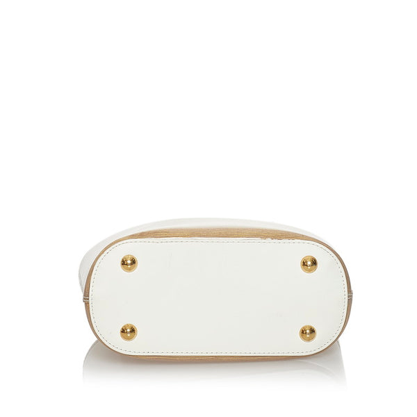 ルイ ヴィトン エピプラージュ ミニラグーンベイ ハンドバッグ M92473 サーブル レザー ビニール レディース LOUIS VUITTON 【中古】