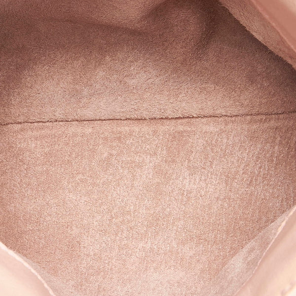 ボッテガヴェネタ イントレチャート ピンク レザー ハンドバッグ レディース BOTTEGAVENETA 【中古】