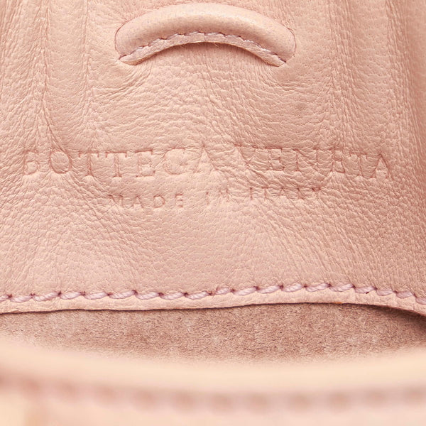 ボッテガヴェネタ イントレチャート ピンク レザー ハンドバッグ レディース BOTTEGAVENETA 【中古】
